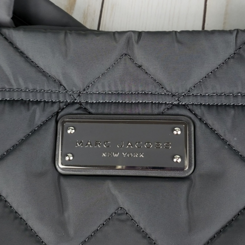 Marc Jacobs Quilted Nylon Tote Dark Grey - Picture 5 of 8